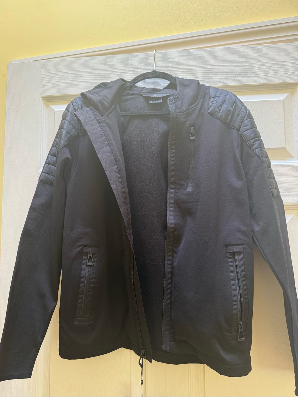 AETHER Women’s Black Hooded Jacket